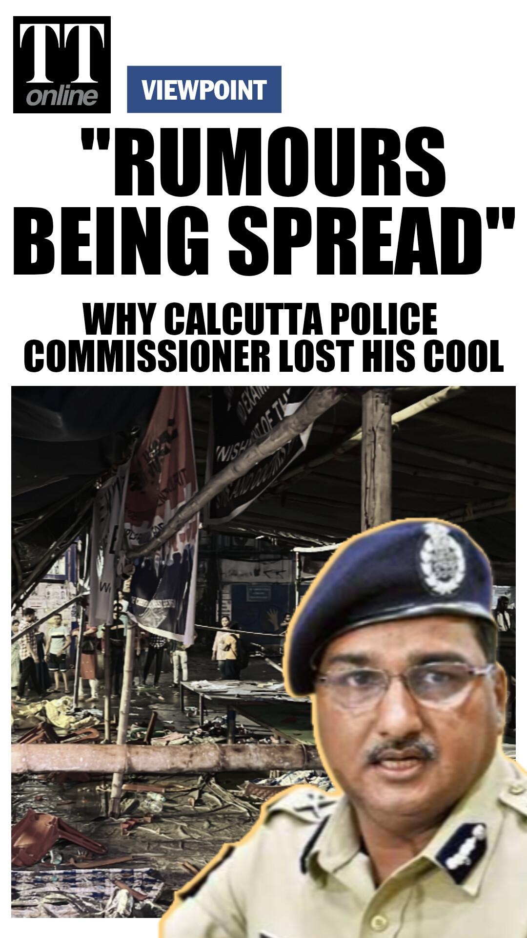 RG Kar Violence: Angry Police Commissioner Vineet Goyal Blames ‘Malicious Media'