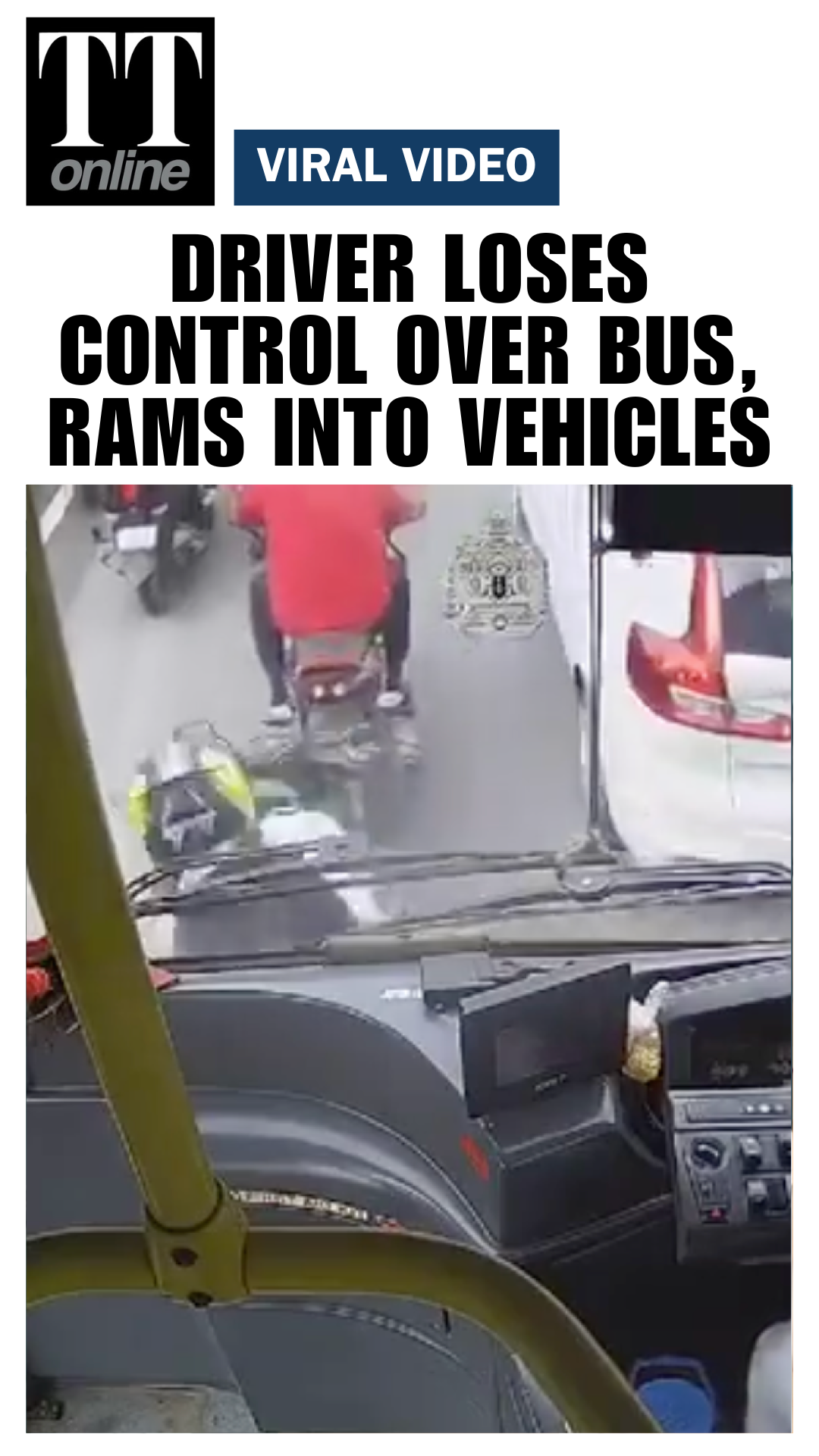 BMTC Volvo Bus Rams Into Vehicles in Bengaluru