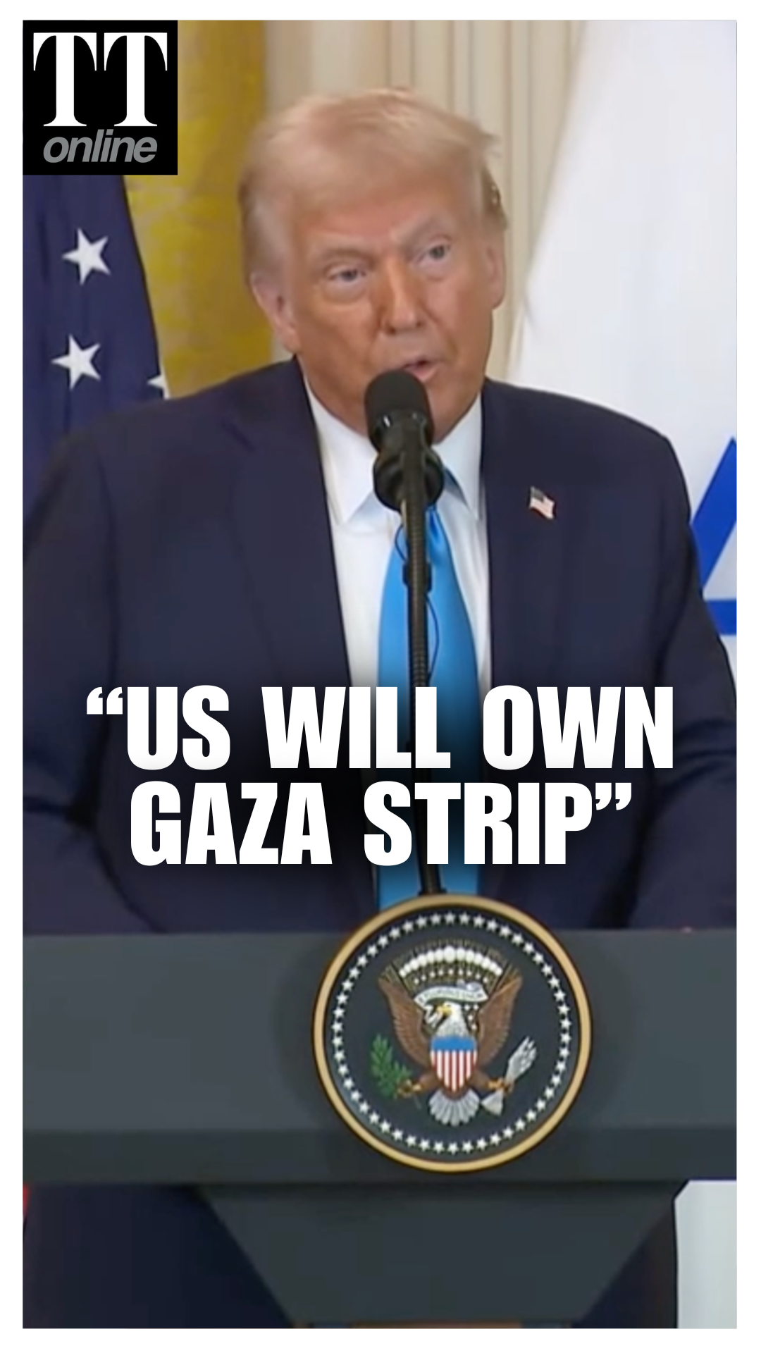 Donald Trump Says US Will ‘Own’ Gaza Strip, Undertake Economic Development