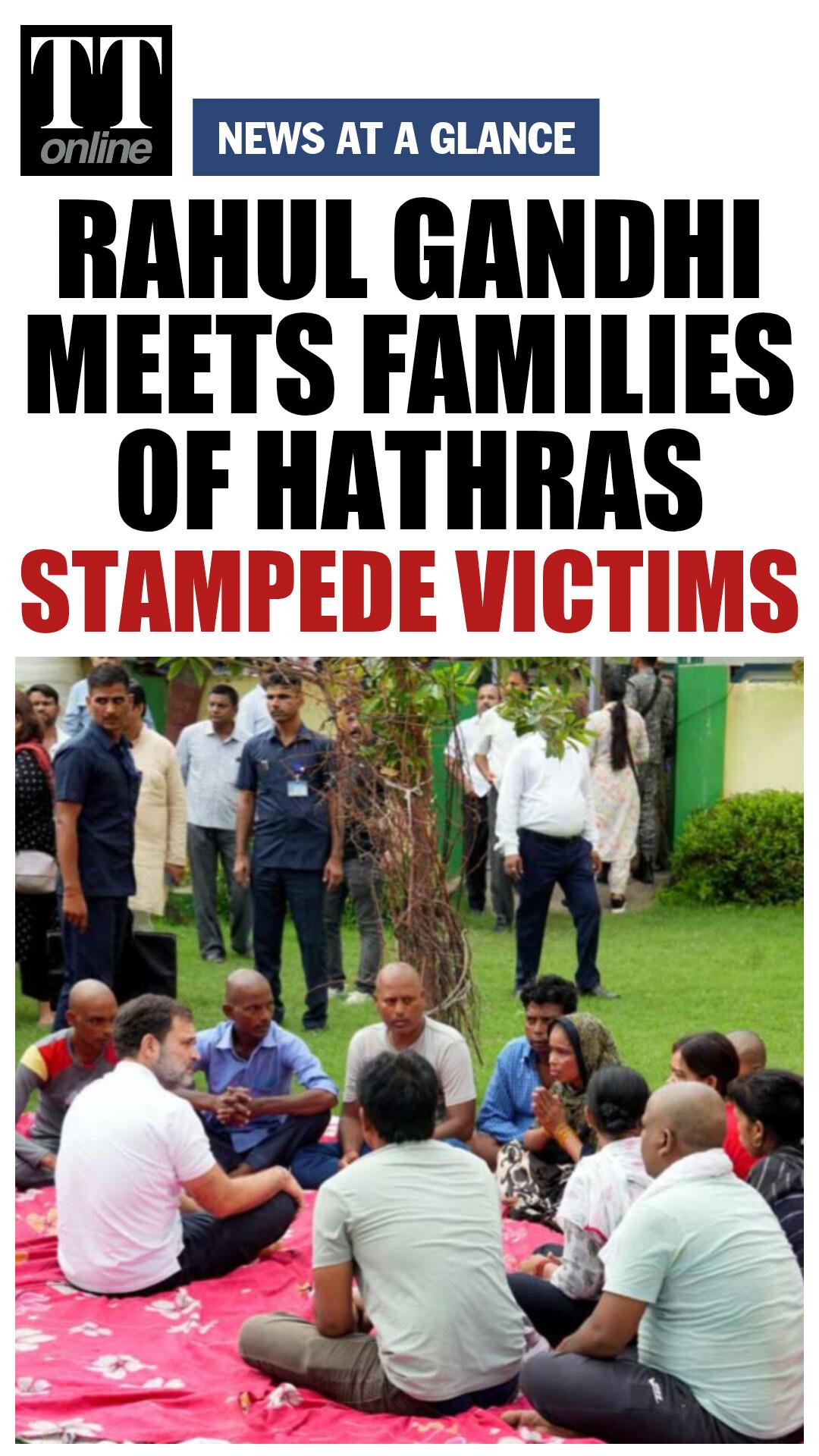 'Administration Made Mistakes': Rahul Gandhi After Meeting Hathras Stampede Victims