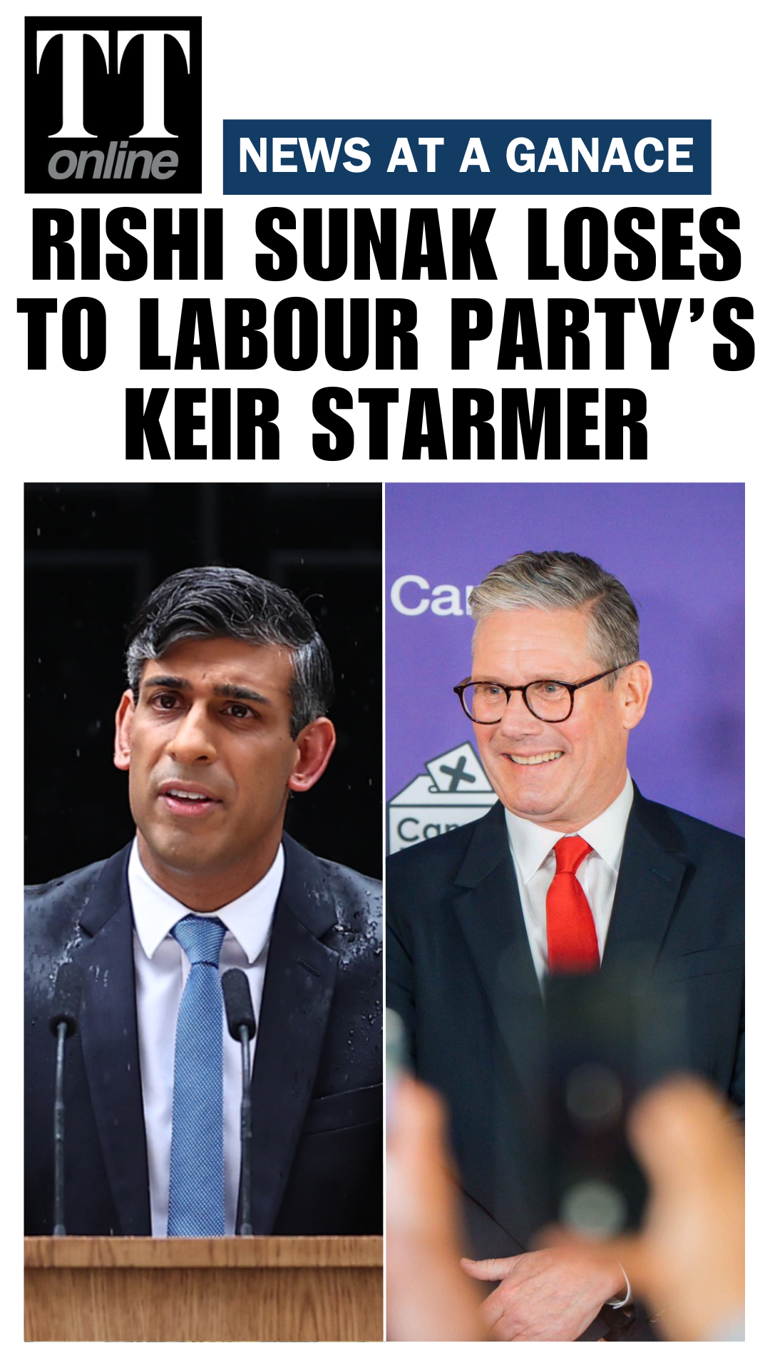 Rishi Sunak Concedes Defeat After Landslide Labour Party Win in UK Elections