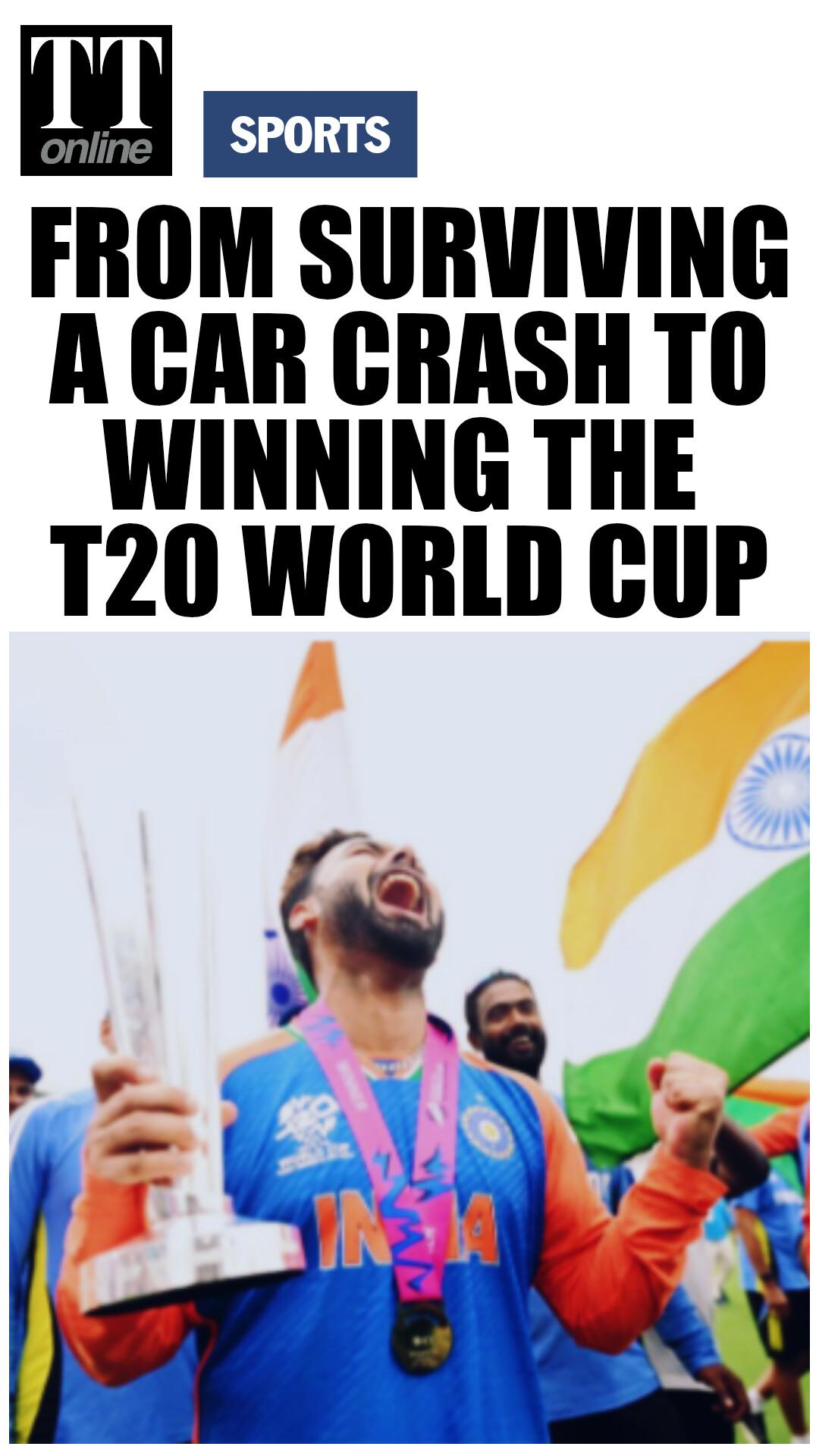 Rishabh Pant Revisits Journey From Surviving a Horrific Crash To Lifting T20 World Cup
